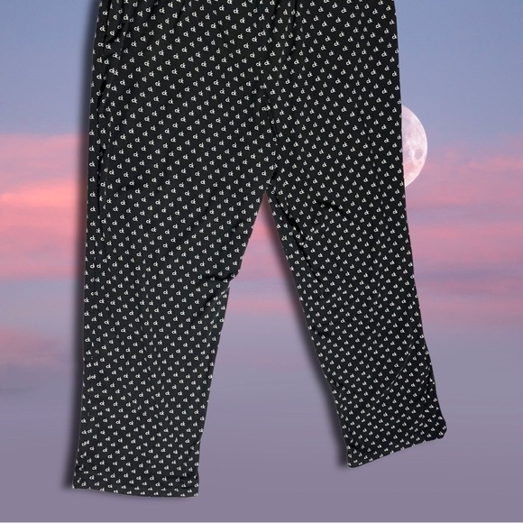 CALVIN Klein CK symbol Men’s Black Pajama Pants Size Large Elastic Waist - Picture 11 of 11